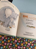 Vintage 1972 Tell-A-Tale Book, Big and Little Are Not the Same Hardcover