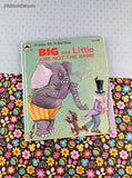 Vintage 1972 Tell-A-Tale Book, Big and Little Are Not the Same Hardcover