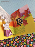 Vintage 1979 Walt Disney's Bambi Gets Lost Miniature Pop-Up Book Soft/Hardcover
