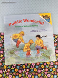Vintage 1992 Puddle Wonderful: Poems to Welcome Spring Please Read to Me Softcover, Like New