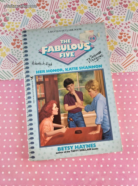 Vintage 1989 1st Printing The Fabulous Five: Her Honor, Katie Shannon Softcover