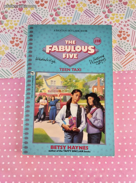 Vintage 1990 1st Printing The Fabulous Five: Teen Taxi Softcover
