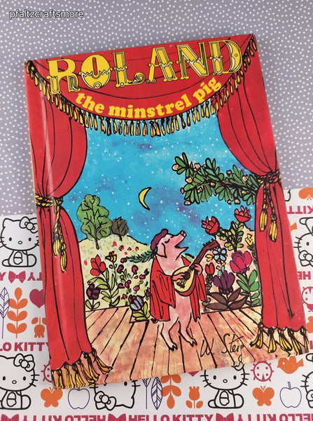 Vintage 1968 Roland the Minstrel Pig Children's Choice Hardcover