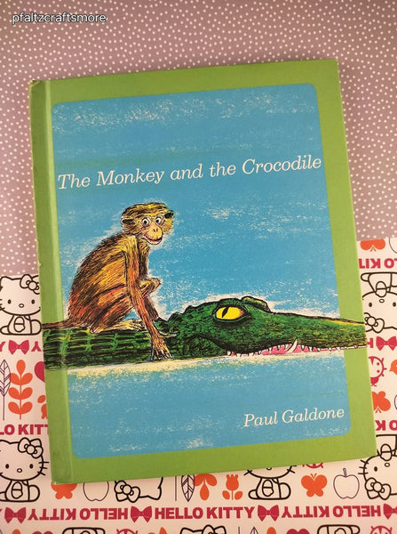 Vintage 1969 The Monkey and the Crocodile Children's Choice Hardcover