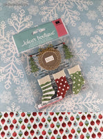 Jolee's Boutique Christmas Winter Stockings 3-Dimensional Sticker Pack, New/Sealed