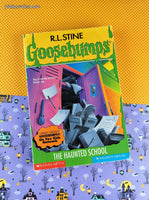 Vintage 1997 Parachute Press R.L. Stine Goosebumps #59, The Haunted School Softcover