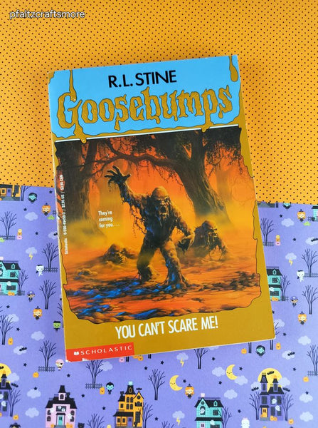 Vintage 1990's R.L. Stine Goosebumps #15, You Can't Scare Me! Softcover
