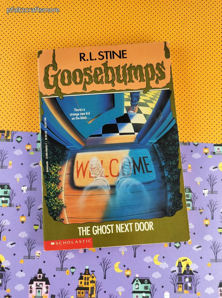 Vintage 1990's R.L. Stine Goosebumps #10, The Ghost Next Door Softcover