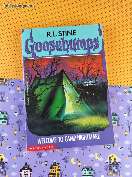 Vintage 1990's R.L. Stine Goosebumps #9, Welcome to Camp Nightmare Softcover