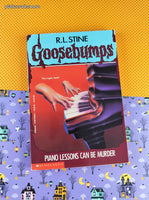 Vintage 1990's R.L. Stine Goosebumps #13, Piano Lessons Can Be Murder Softcover