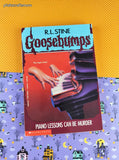 Vintage 1990's R.L. Stine Goosebumps #13, Piano Lessons Can Be Murder Softcover