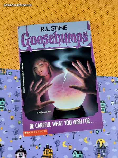 Vintage 1990's R.L. Stine Goosebumps #12, Be Careful What You Wish For... Softcover