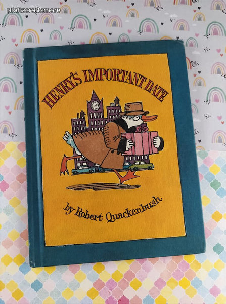 Vintage 1981 1st Printing Henry's Important Date Parents Magazine Press Hardcover