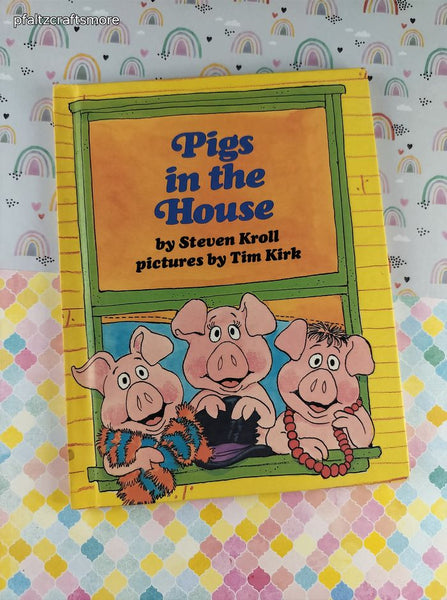 Vintage 1983 1st Printing Pigs in the House Parents Magazine Press Hardcover, Like New