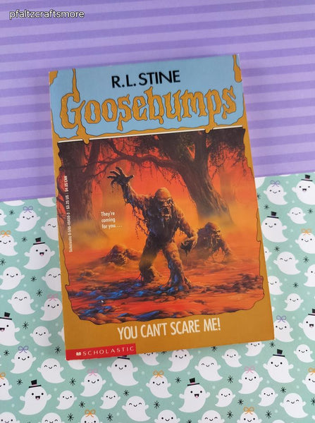 Vintage 1990's R.L. Stine Goosebumps #15, You Can't Scare Me! Softcover