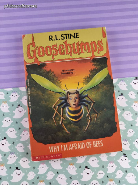 Vintage 1990's R.L. Stine Goosebumps #17, Why I'm Afraid of Bees Softcover