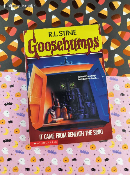 Vintage 1995 1st Printing R.L. Stine Goosebumps #30, It Came From Beneath the Sink! Softcover