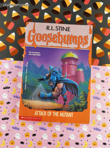Vintage 1994 1st Printing R.L. Stine Goosebumps #25, Attack of the Mutant Softcover