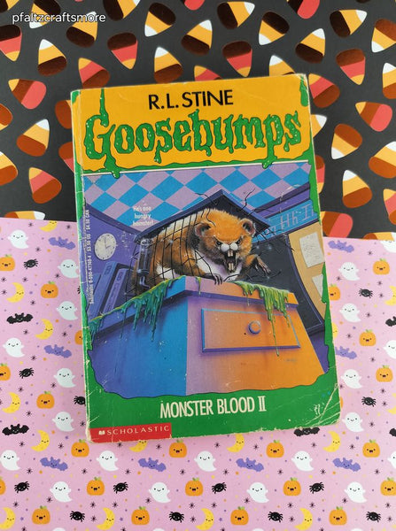 Vintage 1990's R.L. Stine Goosebumps #18, Monster Blood II Softcover