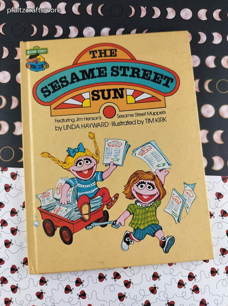Vintage 1981 The Sesame Street Sun Sesame Street Book Club Hardcover