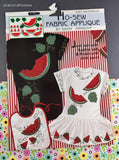 Vintage No-Sew Fabric Applique by Daisy Kingdom #6287 Watermelon NEW