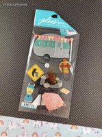 Jolee's Boutique Happy Camper Summer 3-Dimensional Sticker Pack, New/Sealed