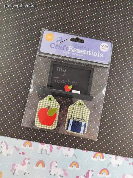 JoAnn Craft Essentials New School Year 3-Dimensional Sticker Pack, New/Sealed