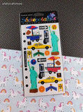 Vintage Stickopotamus Stickers, I <3 NY, 1 Sheet New & Sealed