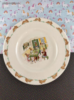 Vintage 1990's Bunnykins Baking in the Kitchen 1936 Royal Doulton 8" Plate