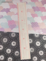 Vintage 1997 Mrs. Grossman's Design Lines Pink Purple Blue Borders Large Full Sticker Sheet, Unused