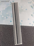 Vintage 1997 Mrs. Grossman's Design Lines Black White Stripes Dots Borders Large Full Sticker Sheet, Unused