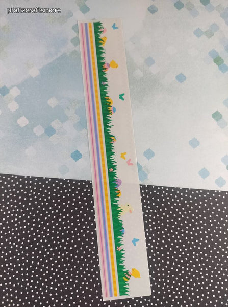 Vintage 1997 Mrs. Grossman's Design Lines Eastertime Borders Large Full Sticker Sheet, Unused