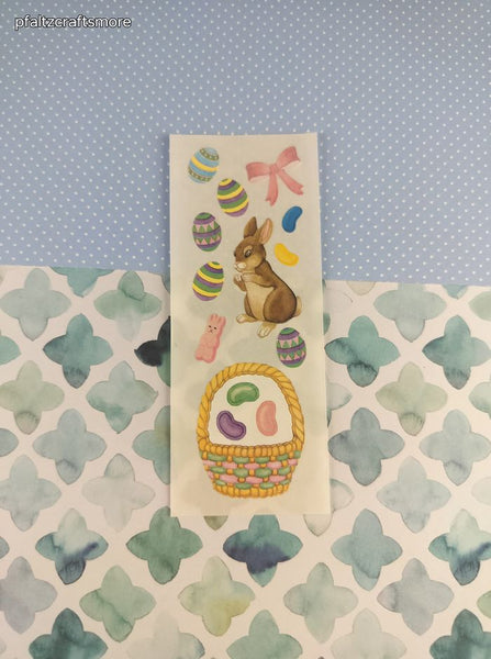 Vintage 2000 Creative Memories Springtime Easter Full Sticker Sheet, Unused