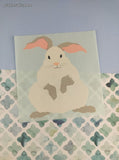Vintage 1989 Mrs. Grossman's Giant Bunny Rabbit Full Sticker Sheet, Clean & Unused