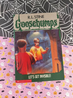 Vintage 1990's R.L. Stine Goosebumps #6, Let's Get Invisible! Softcover