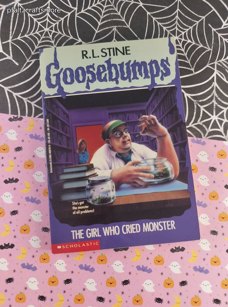 Vintage 1990's R.L. Stine Goosebumps #8, The Girl Who Cried Monster Softcover