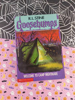 Vintage 1990's R.L. Stine Goosebumps #9, Welcome to Camp Nightmare Softcover