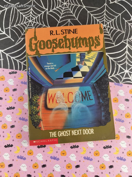 Vintage 1990's R.L. Stine Goosebumps #10, The Ghost Next Door Softcover