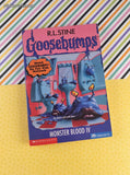 Vintage 1997 1st Printing Parachute Press R.L. Stine Goosebumps #62 Monster Blood IV Softcover