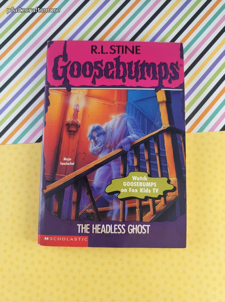 Vintage 1995 1st Printing R.L. Stine Goosebumps #37, The Headless Ghost Softcover