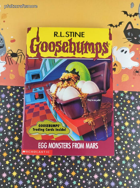 Vintage 1996 1st Printing R.L. Stine Goosebumps #42, Egg Monsters From Mars Softcover