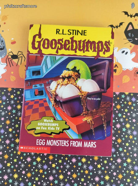 Vintage 1990's R.L. Stine Goosebumps #42, Egg Monsters From Mars Softcover