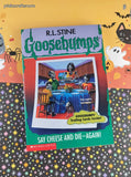 Vintage 1996 1st Printing R.L. Stine Goosebumps #44, Say Cheese and Die - Again! *w/Trading Cards*