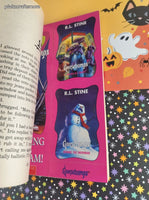 Vintage 1996 1st Printing R.L. Stine Goosebumps #50, Calling All Creeps! *w/Trading Cards*