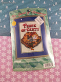 Vintage 1999 Janlynn The Spirit of Christmas Peace on Earth Counted Cross Stitch Kit NEW