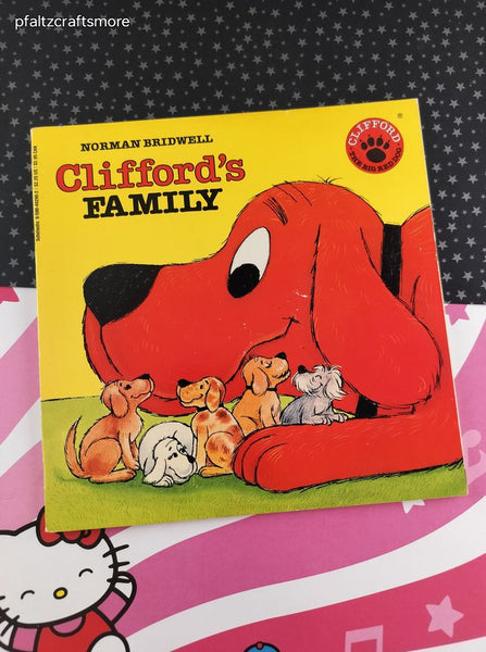 Vintage 1980's Norman Bridwell Clifford's Family Big Red Dog Softcover