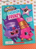 2017 Shopkins Fashion Frenzy Storybook and Charm Necklace Scholastic Hardcover