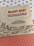Vintage 1986 Blast Off! A Space Adventure Activity Book Softcover