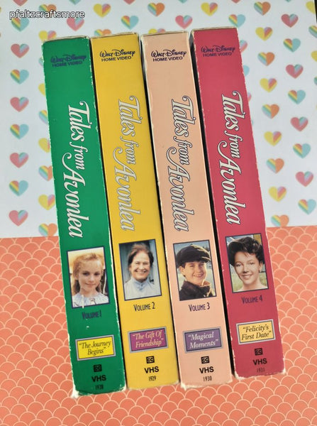 Vintage 1992 Tales from Avonlea Walt Disney Home Video VHS Tapes Set/4