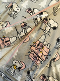 Munki Munki Peanuts Christmas Snoopy Super Soft Loungewear Pajama Set Size Large
